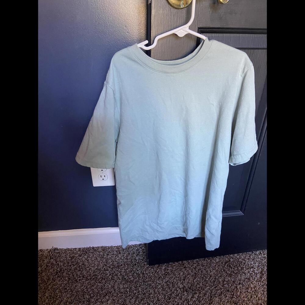 Light Green Crew Neck T-Shirt Y-XL (14-16)